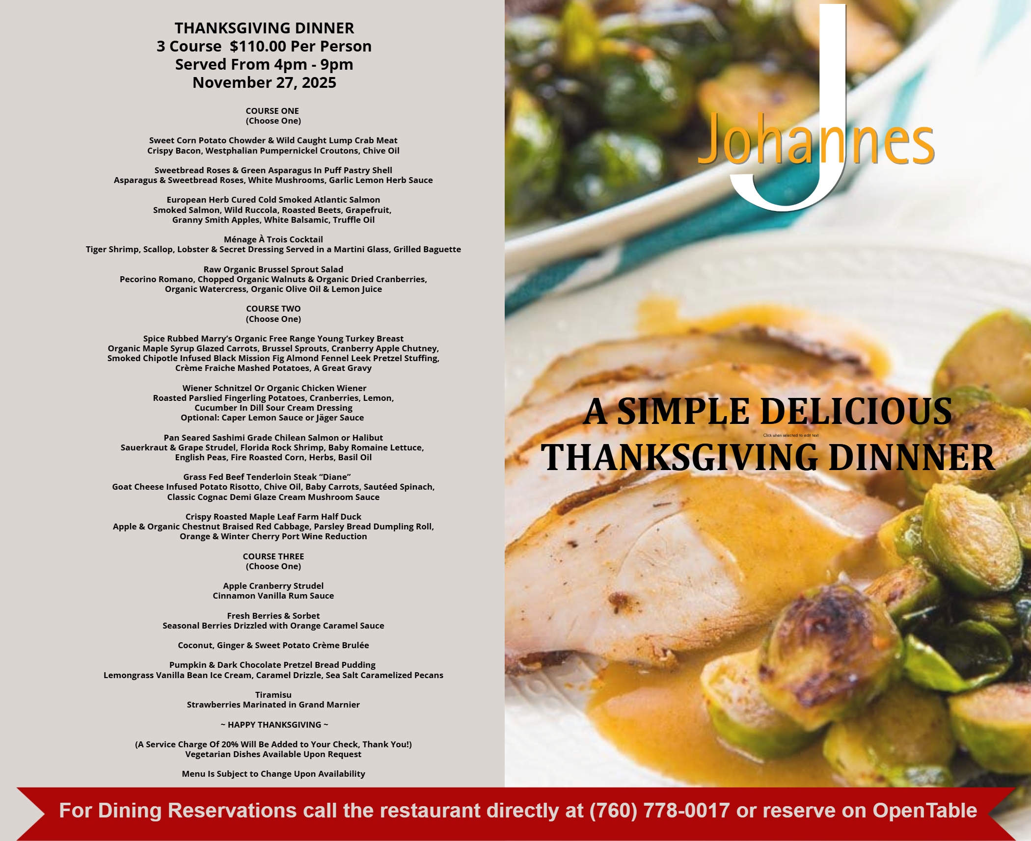 JB Thanksgiving 2025