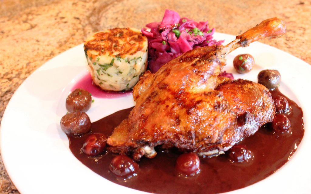 Honey Glazed Roasted Half Duck